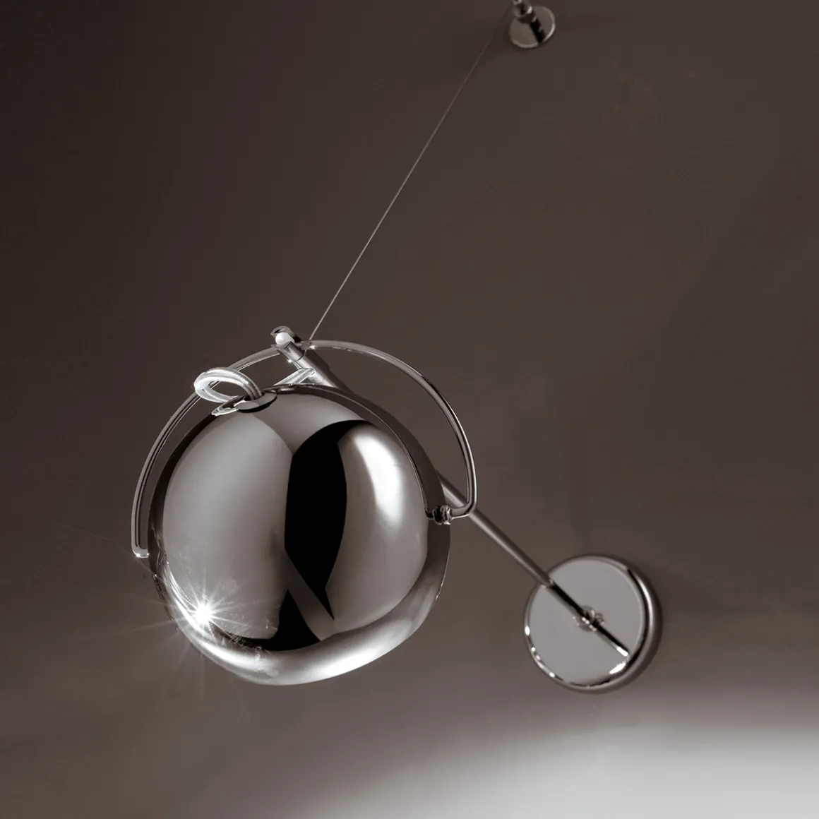 Fabbian Beluga Steel Wandleuchte