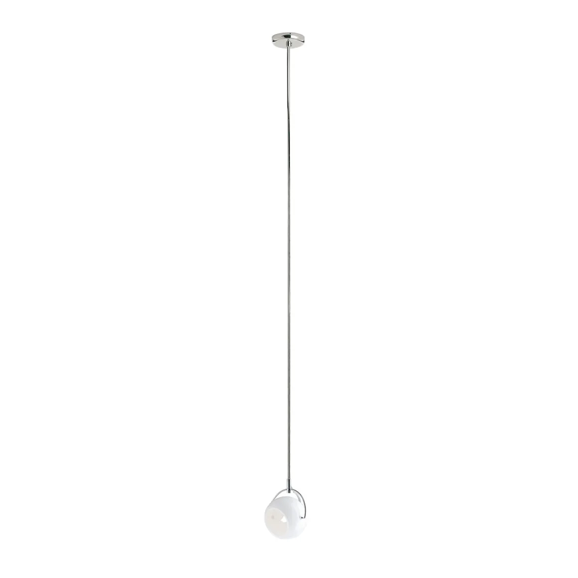 Fabbian Beluga White Pendelleuchte 1-flg.