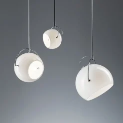 Fabbian Beluga White Pendelleuchte 1-flg.