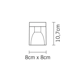 Fabbian Cubetto Deckenleuchte