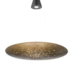 Fabbian Lens Pendelleuchte, 1-flg., Ø: 90 cm