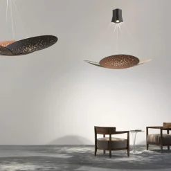 Fabbian Lens Pendelleuchte, 3-flg., Ø: 60 cm