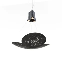 Fabbian Lens Pendelleuchte, 3-flg., Ø: 60 cm