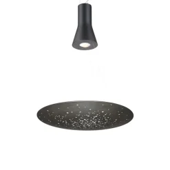 Fabbian Lens Pendelleuchte, 1-flg., Ø: 60 cm