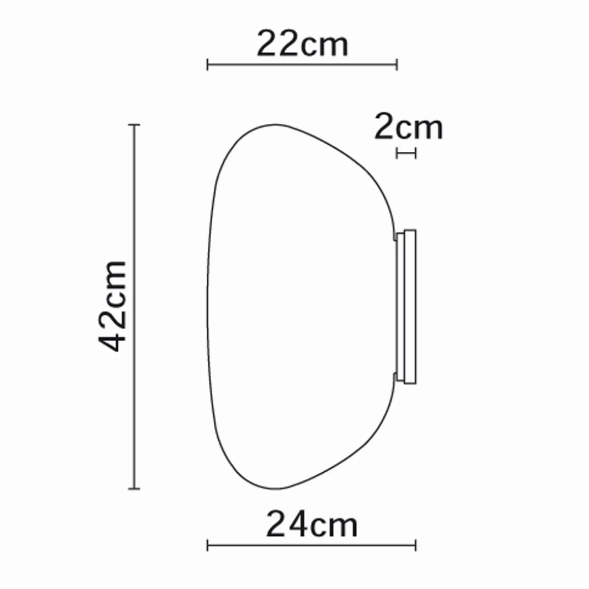 Fabbian Lumi Poga WandDeckenleuchte