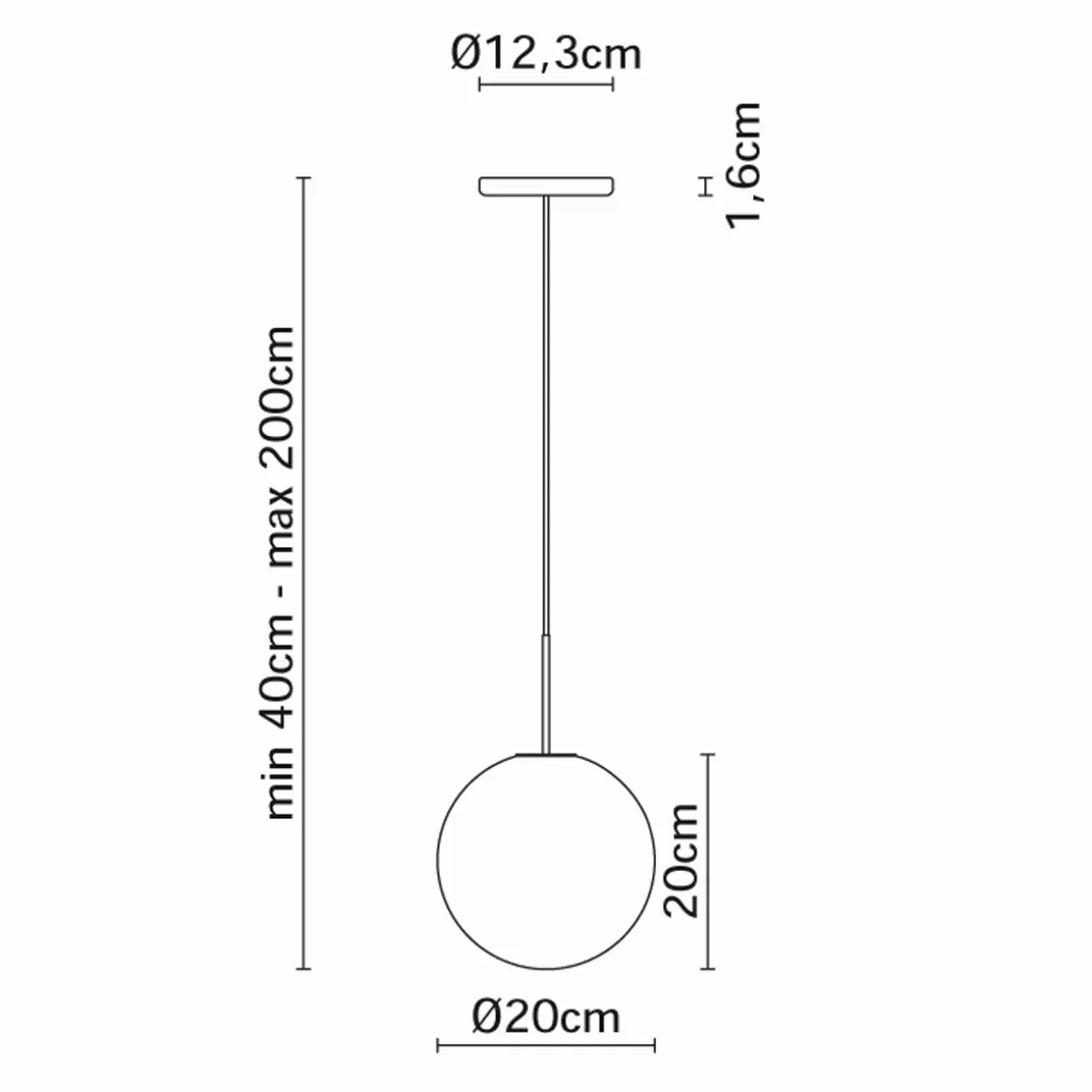 Fabbian Lumi Sfera Pendelleuchte