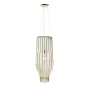 Fabbian Saya Pendelleuchte, transparent, Ø: 31 cm