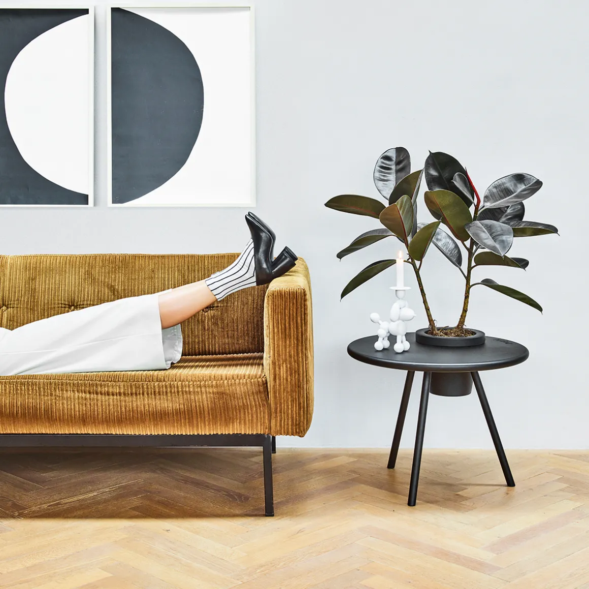 Fatboy Bakkes Beistelltisch mit Blumentopf