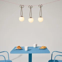 Fatboy Bolleke Mini LED Akku-Pendelleuchte, 3er-Set