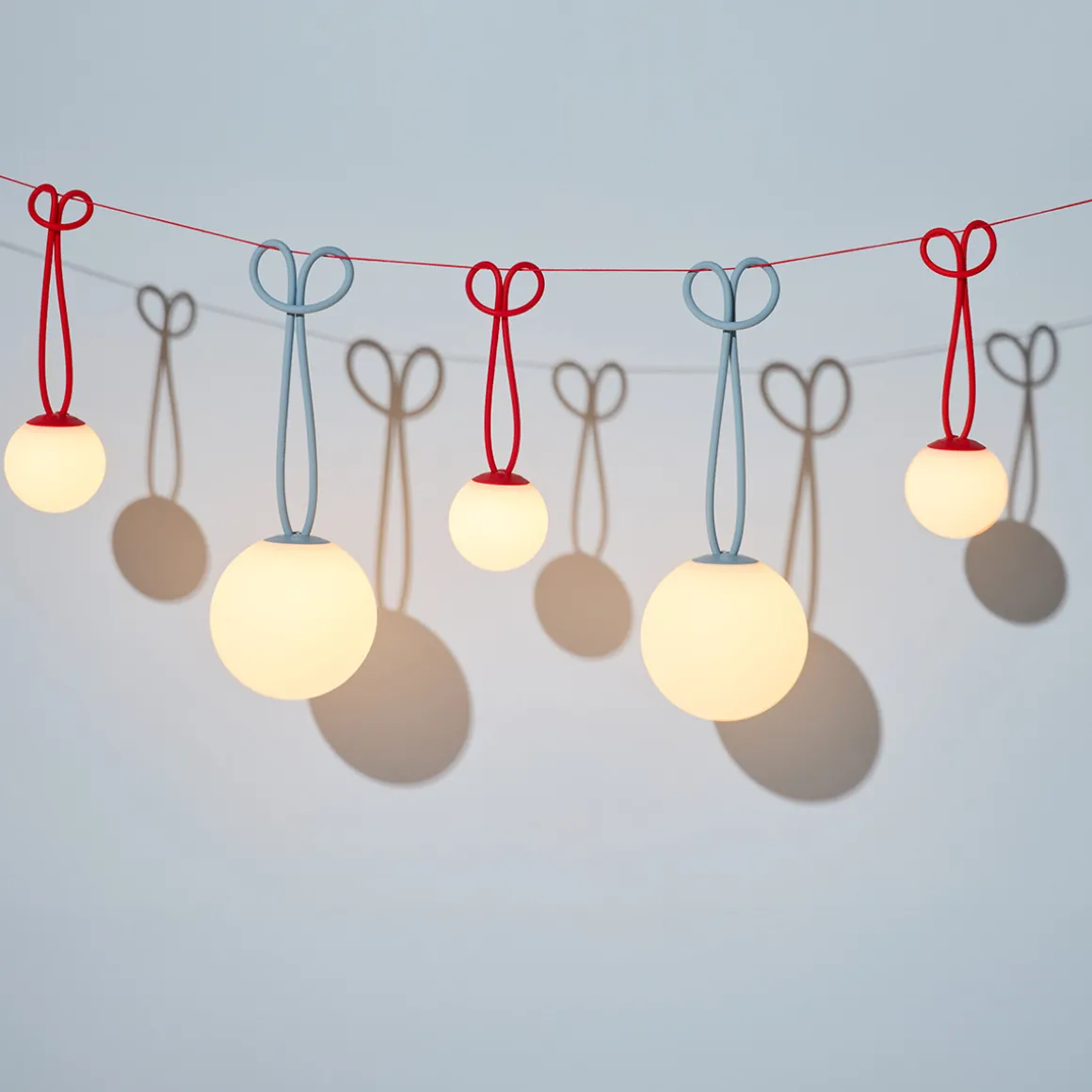 Fatboy Bolleke Mini LED Akku-Pendelleuchte, 3er-Set