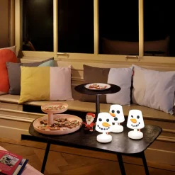 Fatboy Edison the Mini LED Akkuleuchte, 3er-Set, mit X-mas Mini Cappie Set Snowmen
