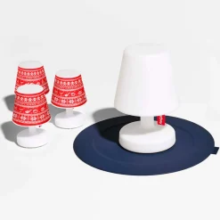 Fatboy Edison the Mini LED Akkuleuchte, 3er-Set, mit X-mas Mini Cappie Set Xmas Sweater