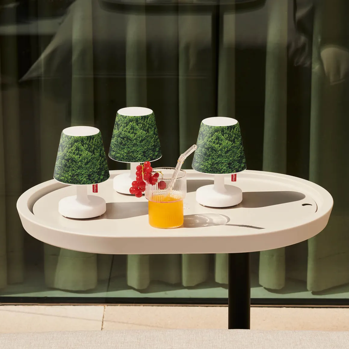 Fatboy Edison the Mini LED Akkuleuchte, 3er-Set, mit Mini Cappie Set Buxus