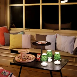 Fatboy Edison the Mini LED Akkuleuchte, 3er-Set, mit Mini Cappie Set Buxus