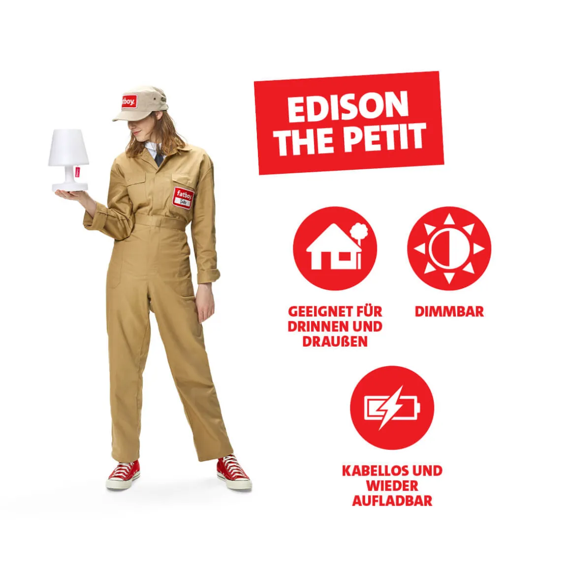 Fatboy Edison the Petit LED Akkuleuchte