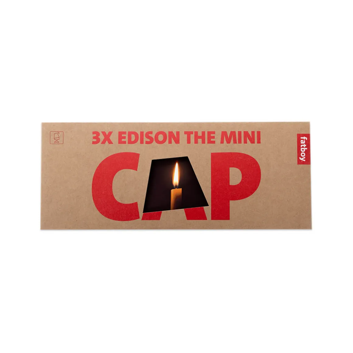 Fatboy Mini Cappie Candle Light, 3er-Set, für Edison the Mini