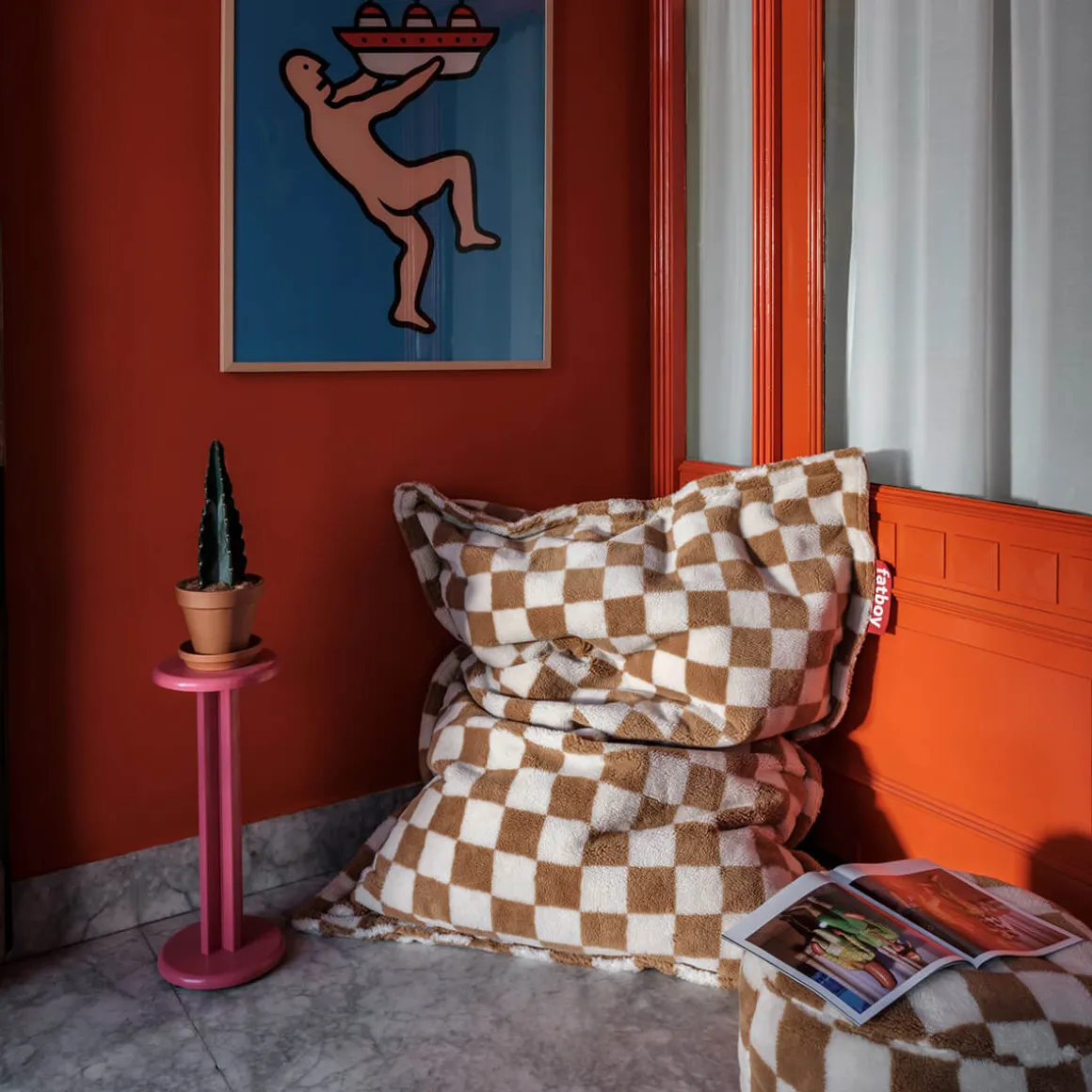 Fatboy Original Slim Teddy Chess Sitzsack