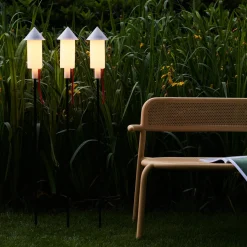 Fatboy Prêt a Racket LED Solarleuchte mit Erdspieß, 3er-Set