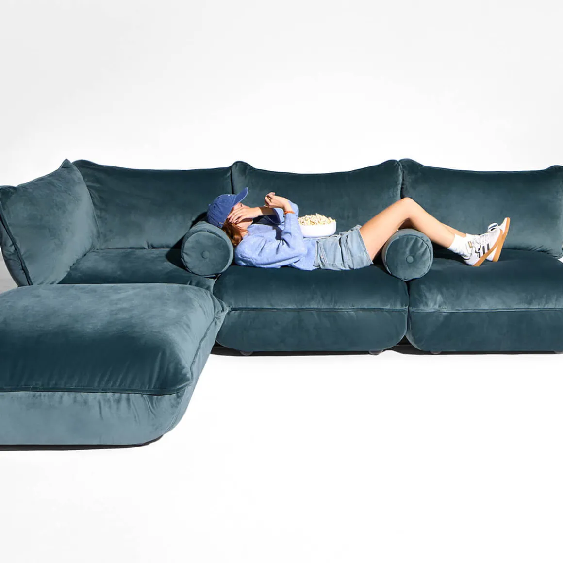 Fatboy Puff Rolster Pillow Velvet Recycled Kissen