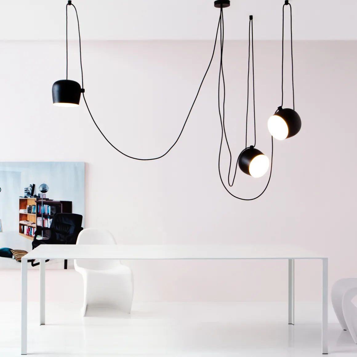 Flos Aim LED Pendelleuchte, 3-flg.