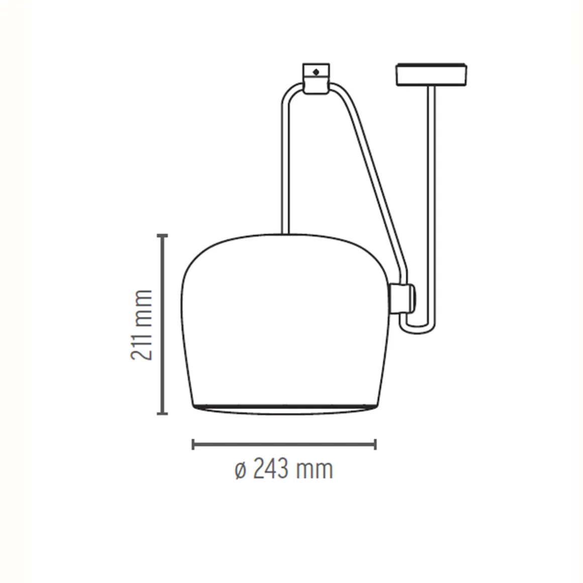 Flos Aim LED Pendelleuchte, 3-flg.