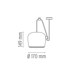 Flos Aim Small LED Pendelleuchte, B-Ware