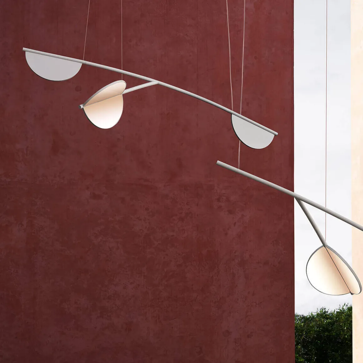 Flos Almendra Organic S3 Y Short LED Pendelleuchte