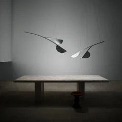 Flos Almendra Organic S2 Y Short LED Pendelleuchte