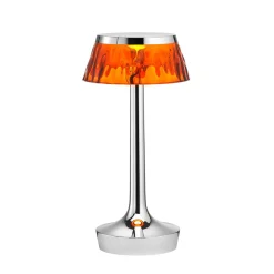 Flos Bon Jour Unplugged LED Akkuleuchte, Chrom, Auslaufmodell