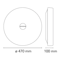 Flos Button Wand- / Deckenleuchte