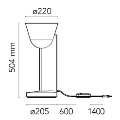 Flos Ceramique Up Tischleuchte