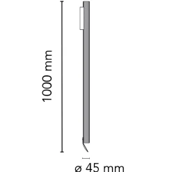 Flos Flauta H1000 Riga LED Wandleuchte