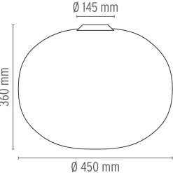 Flos Glo-Ball C Deckenleuchte