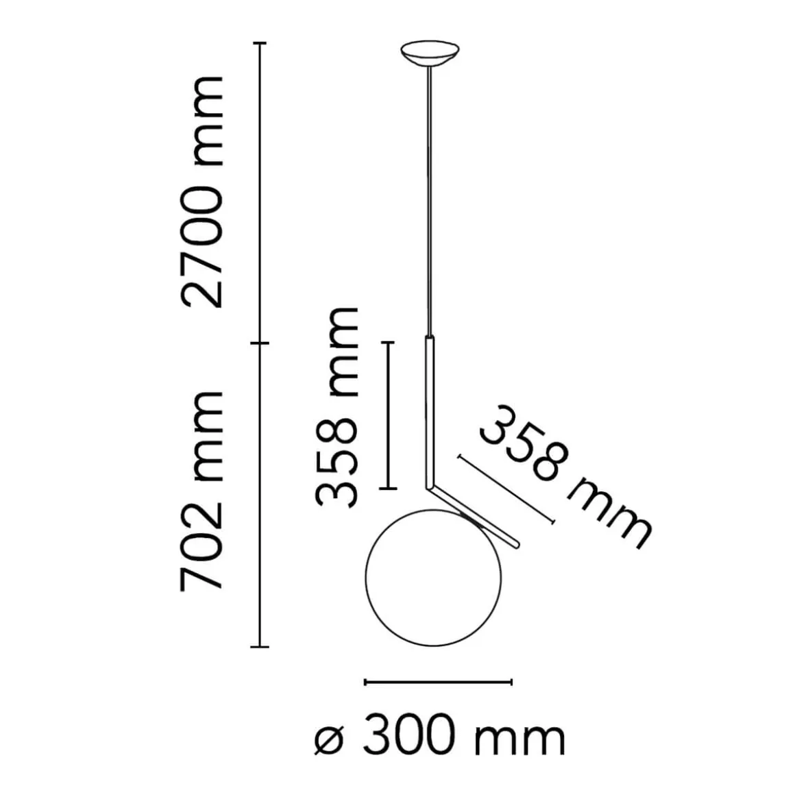 Flos IC S2 Pendelleuchte