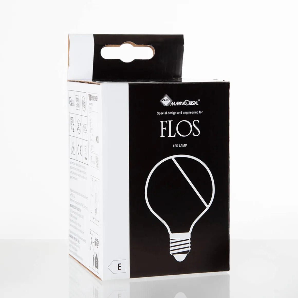 Flos LED Globelampe G125 E27, 2 W, 2700 K, für Flos Lampadina
