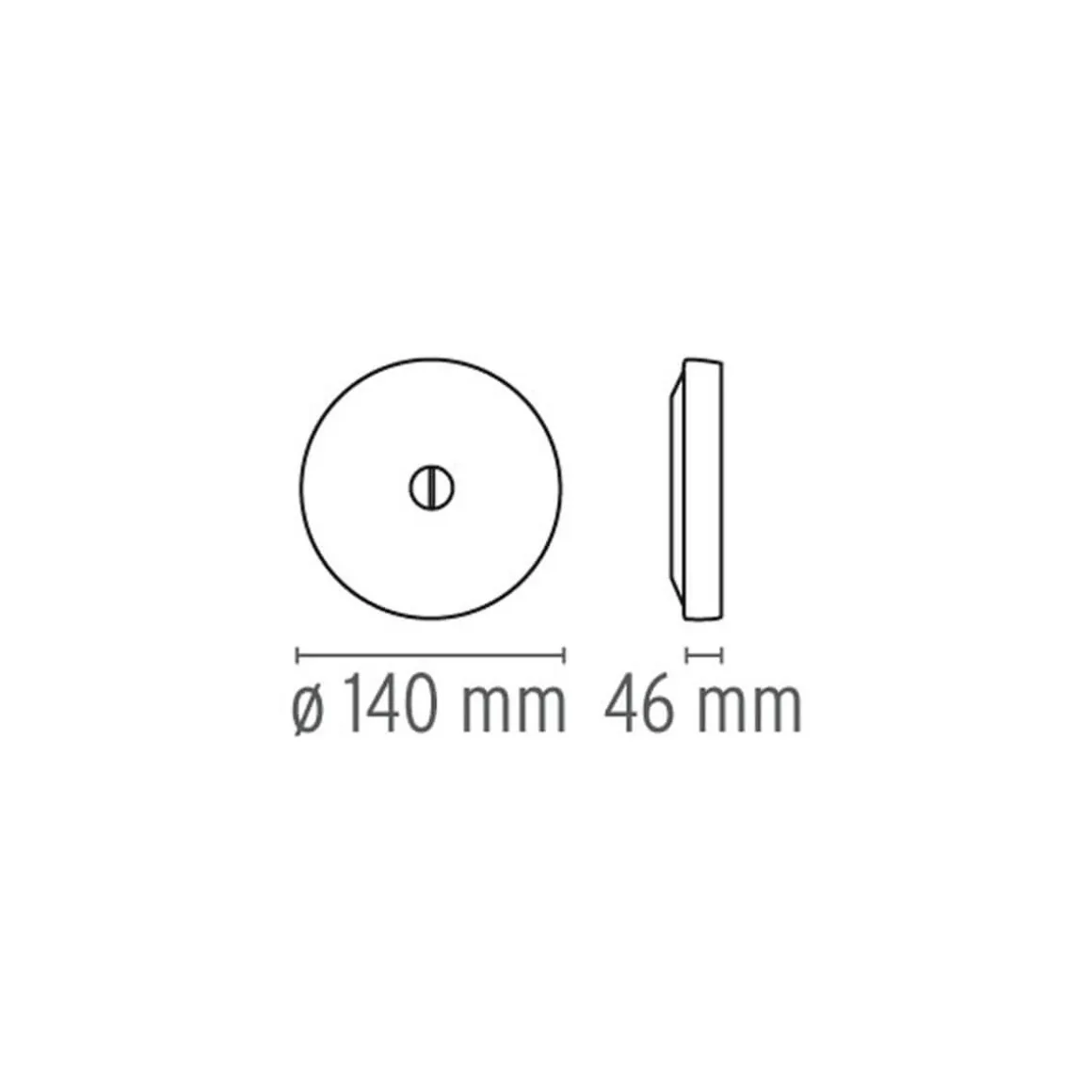 Flos Mini Button Wand- / Deckenleuchte