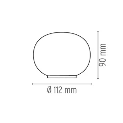 Flos Mini Glo-Ball T Tischleuchte