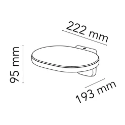 Flos Oplight W1 LED Wandleuchte, Auslaufmodell