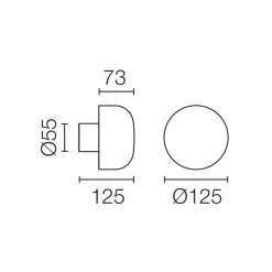 Flos Outdoor Bellhop Wall Outdoor LED Wandleuchte, 3000 K