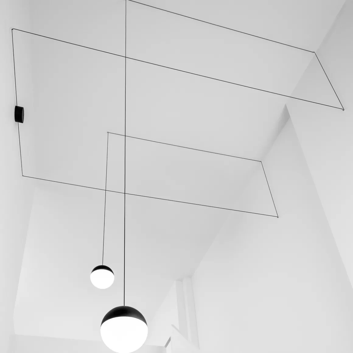 Flos String Light Wand- / Deckenrosette