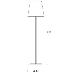Fontana Arte 3247 Stehleuchte