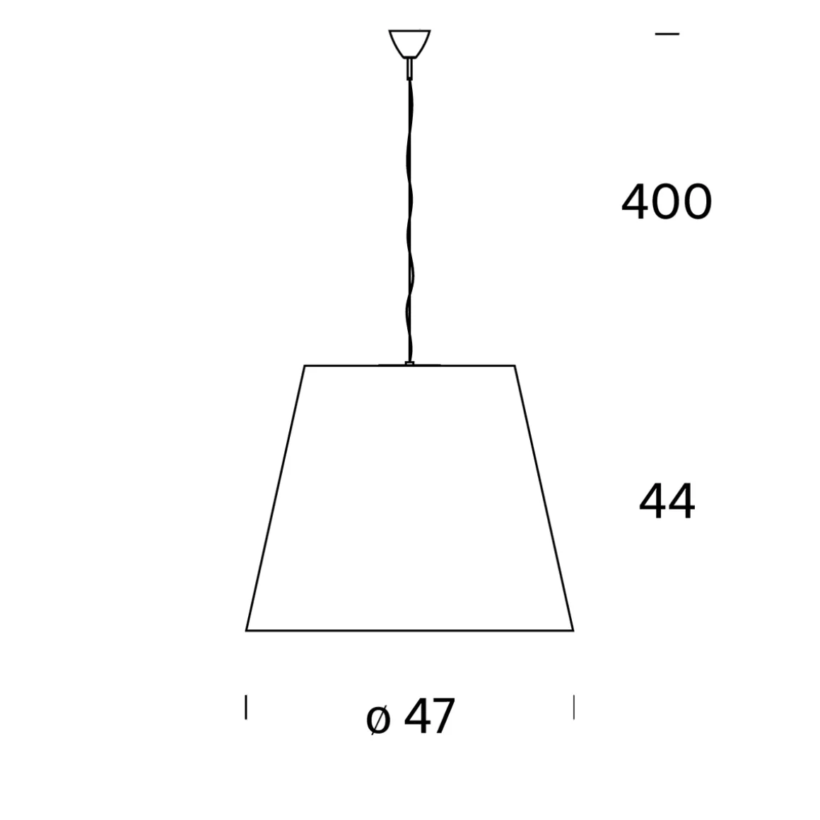 Fontana Arte Amax Pendelleuchte