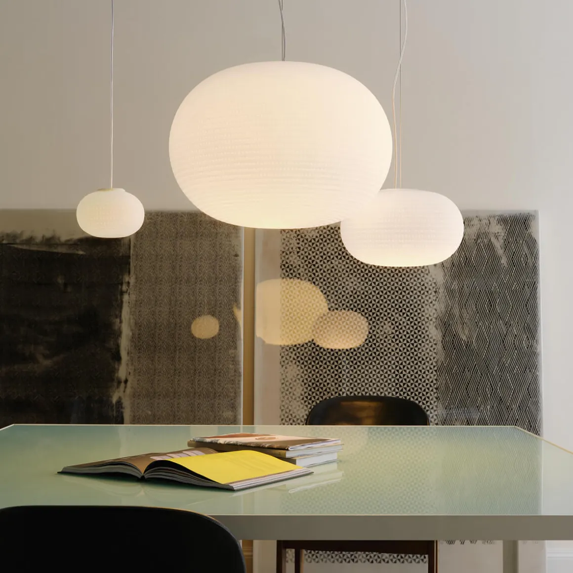 Fontana Arte Bianca Pendelleuchte