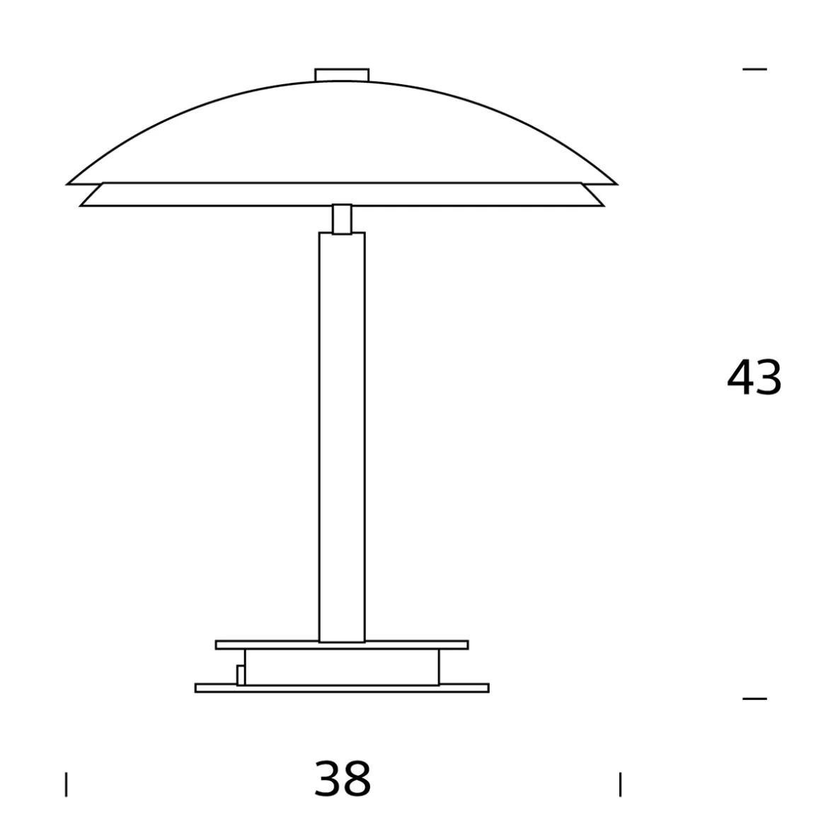 Fontana Arte Bis Tischleuchte