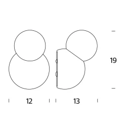 Fontana Arte Bruco Wandleuchte