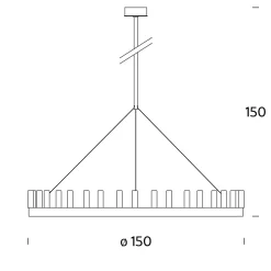 Fontana Arte Chandelier Pendelleuchte