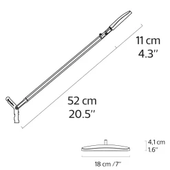Fontana Arte Demi Volee LED Tischleuchte