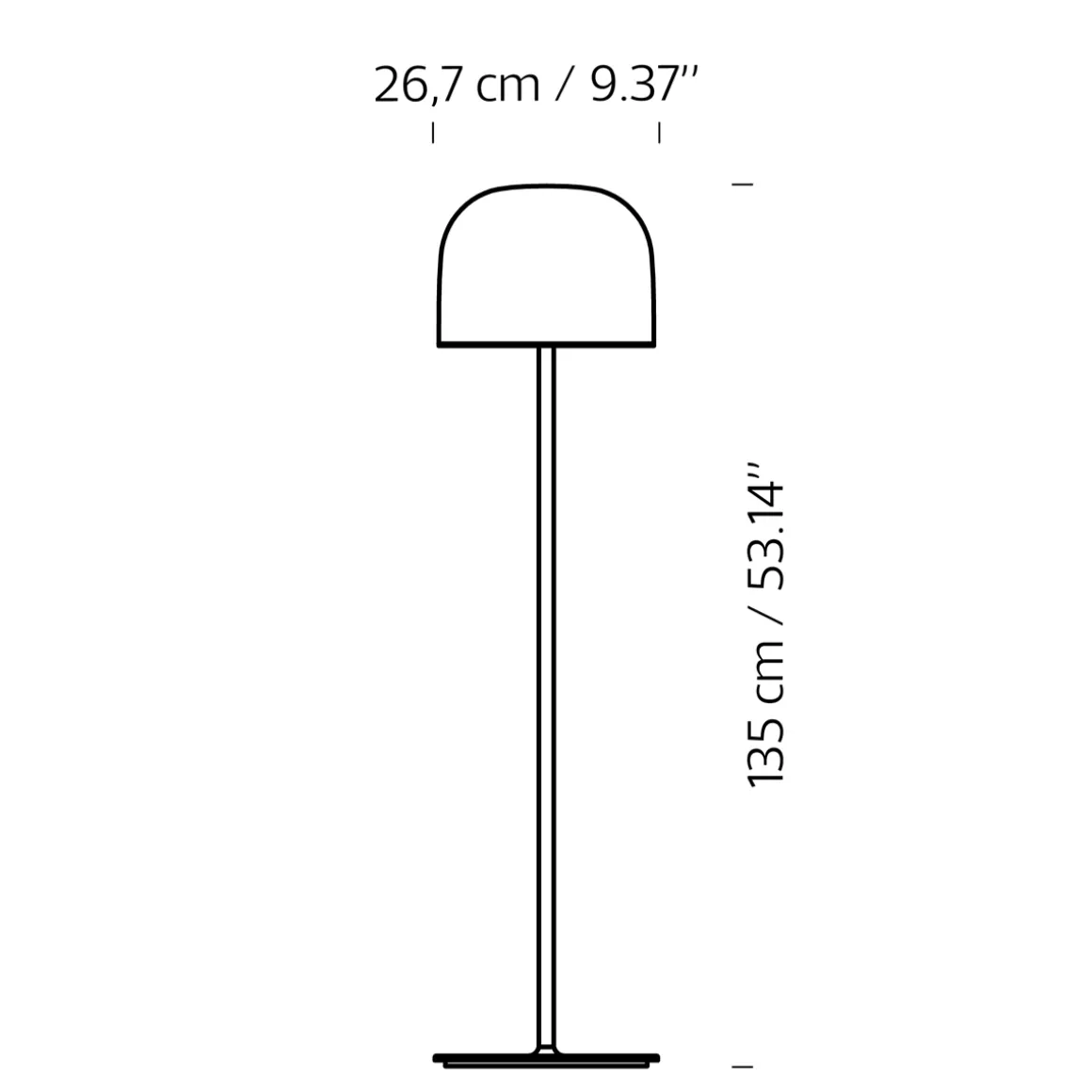 Fontana Arte Equatore LED Stehleuchte