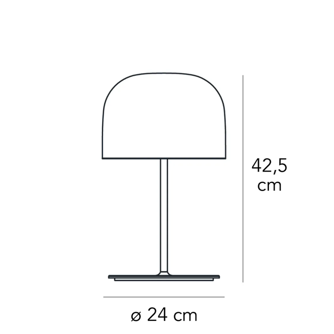 Fontana Arte Equatore LED Tischleuchte