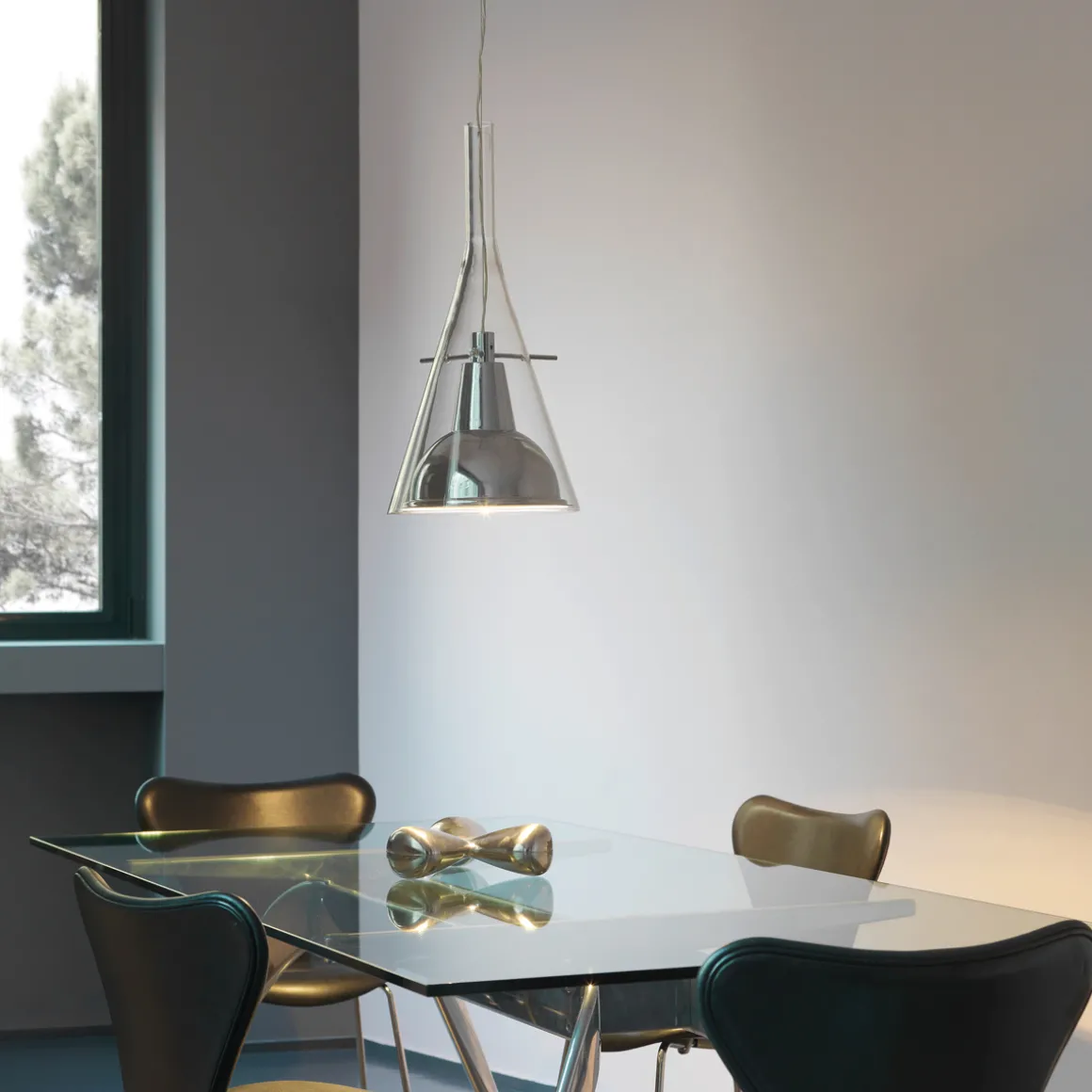 Fontana Arte Flûte 1 Magnum Pendelleuchte